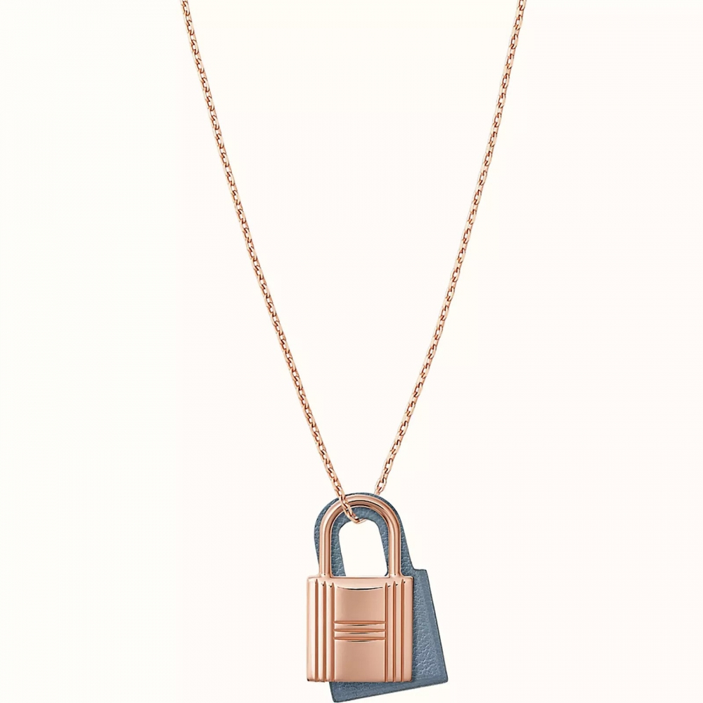 Hermès O'Kelly Pendant—Bleu Lin