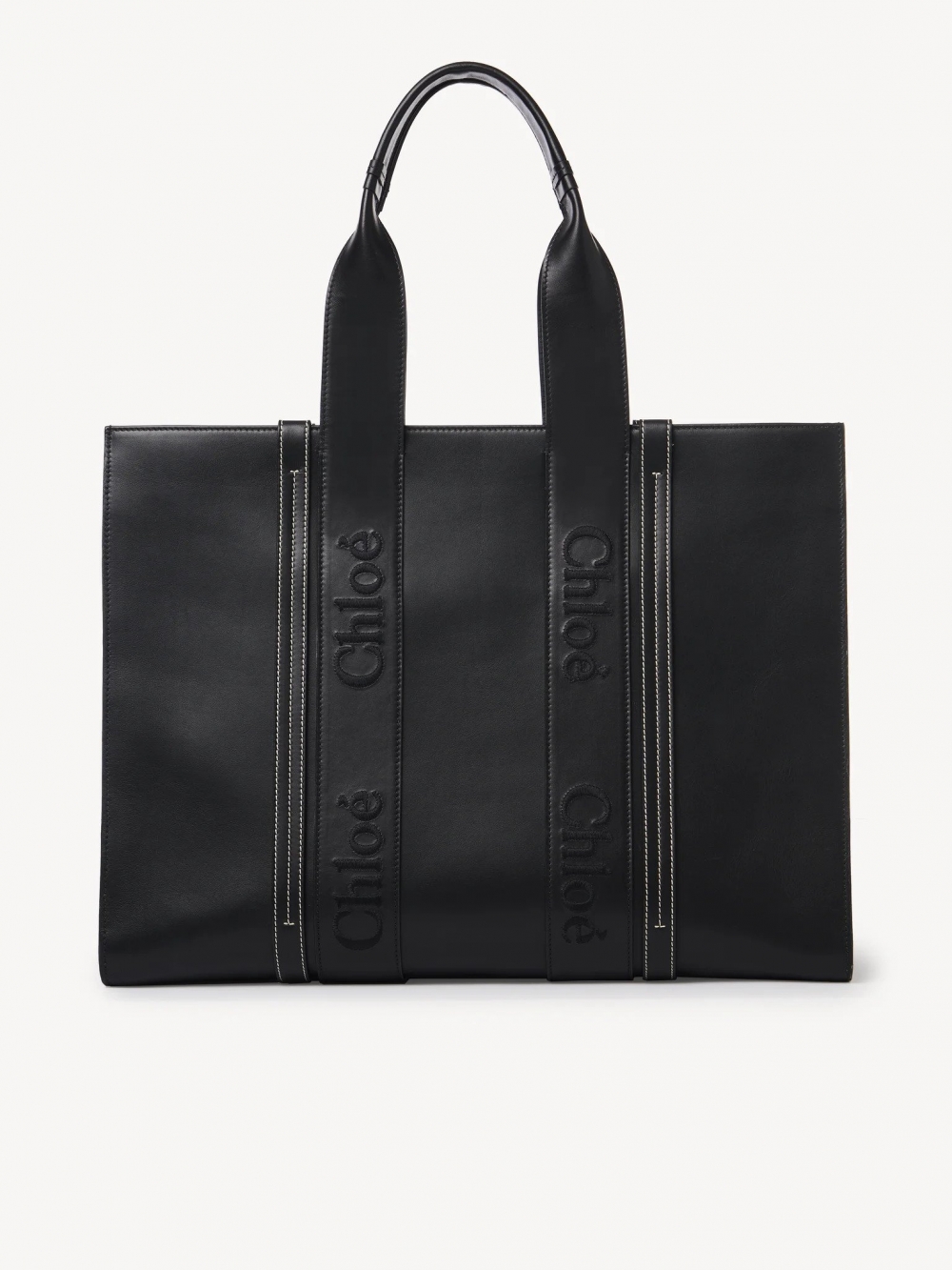 Large Woody Tote Bag-Black