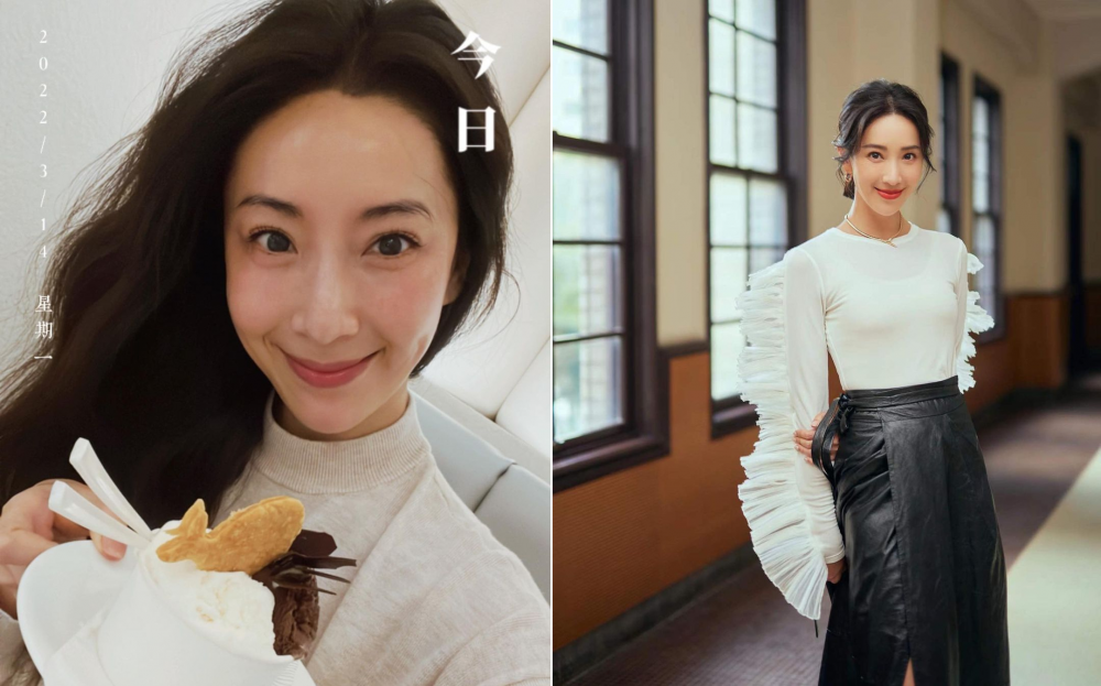 有誰相信隋棠已是3孩之母,肌膚還有水潤漲卜卜。