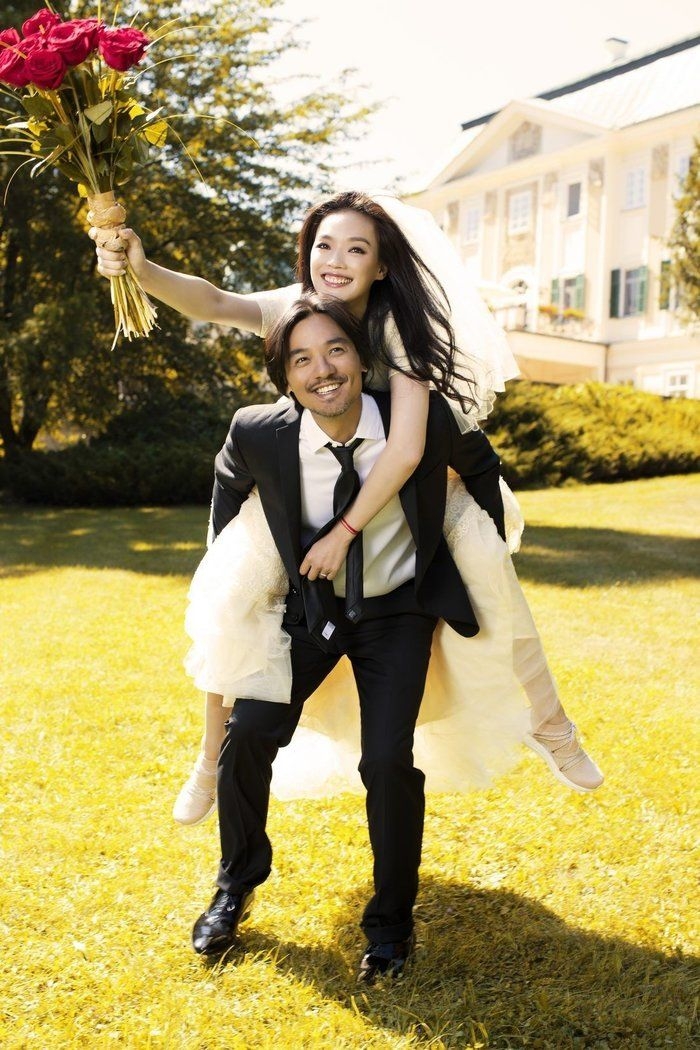 兩人當時的婚紗照討論度也很高。