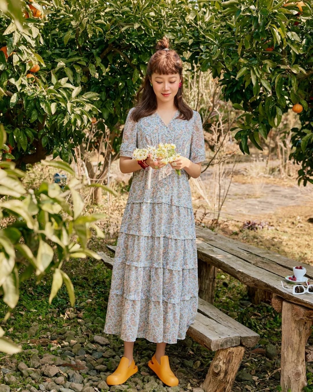 浪漫的蛋糕裙也是能嘗試的方向。