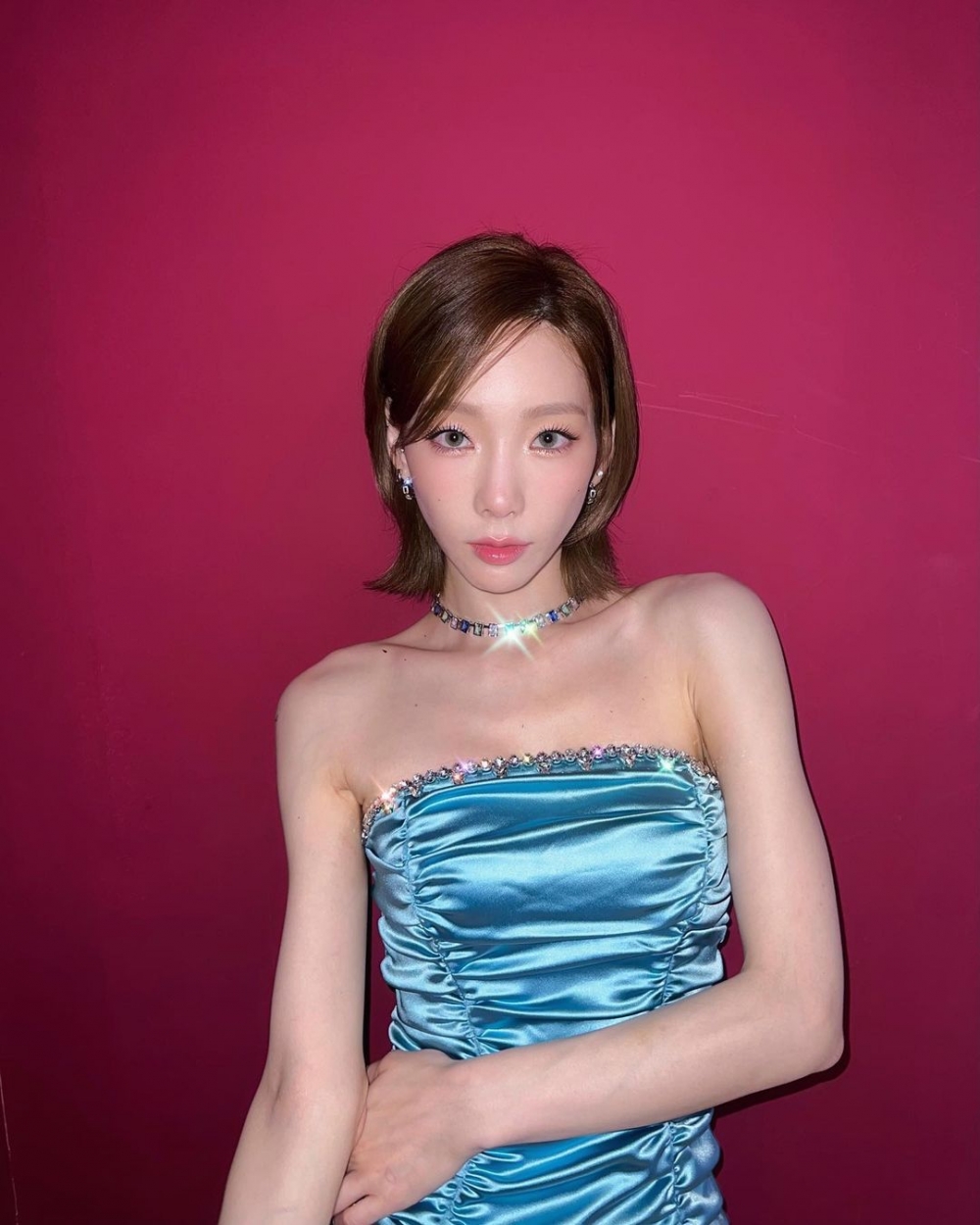 熱愛時尚的太妍的短髮也是你能參考的方向。