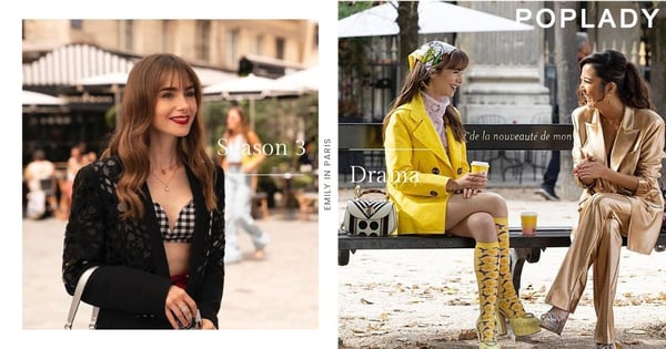 剪了瀏海、換上新衣：《Emily in Paris》第三季今年12月繼續闖巴黎，這次造型的法國指數你給幾分？