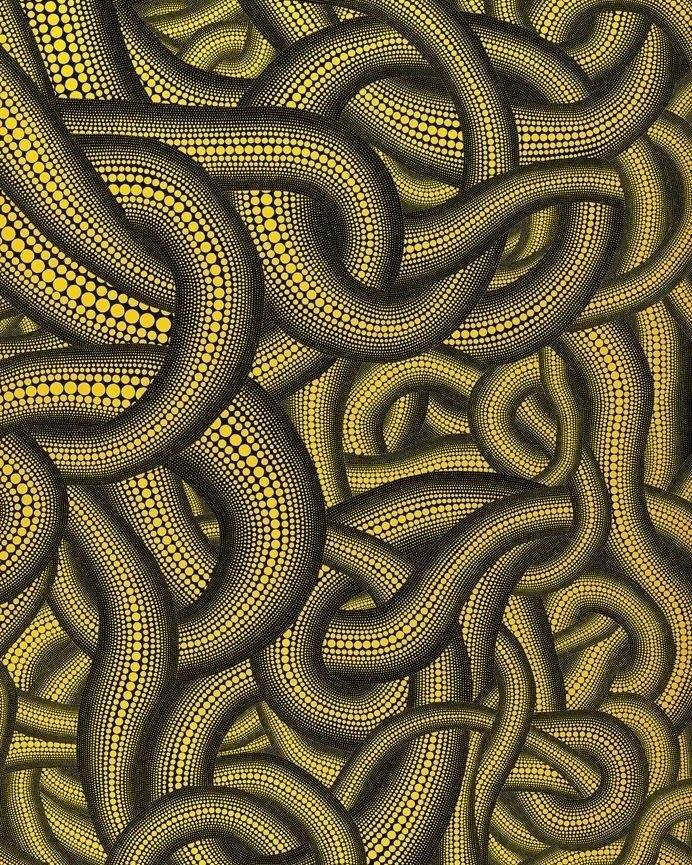 草間彌生獨樹一幟的藝術風格。