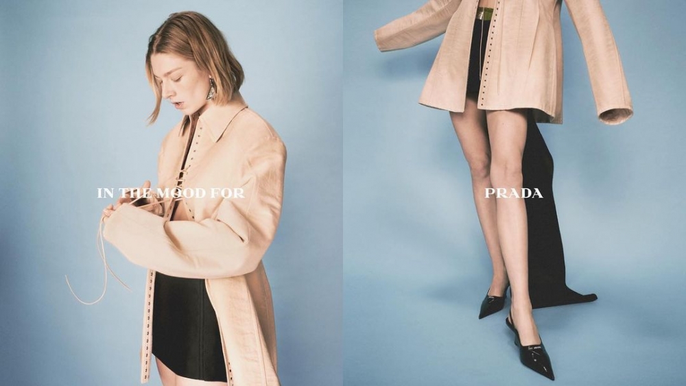 Prada 2022SS形象廣告照。