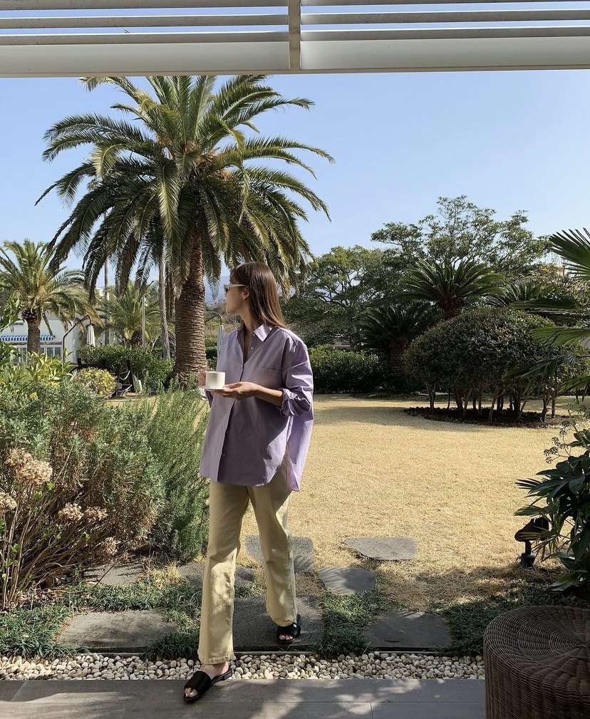 平底鞋也是博主時常會挑選的鞋履。