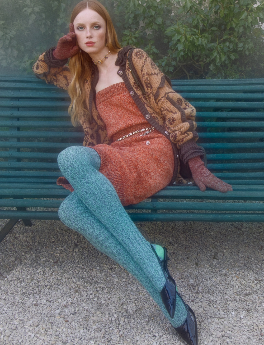 大自然的美景色調以斜紋軟呢重現。