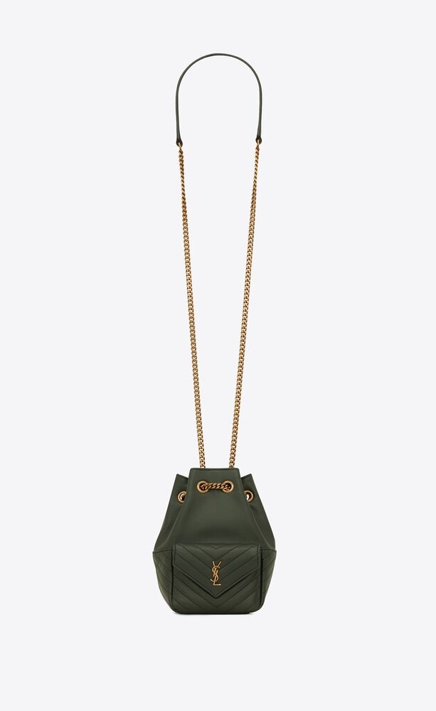 Joe Mini Bucket Bag-Vert Fonce