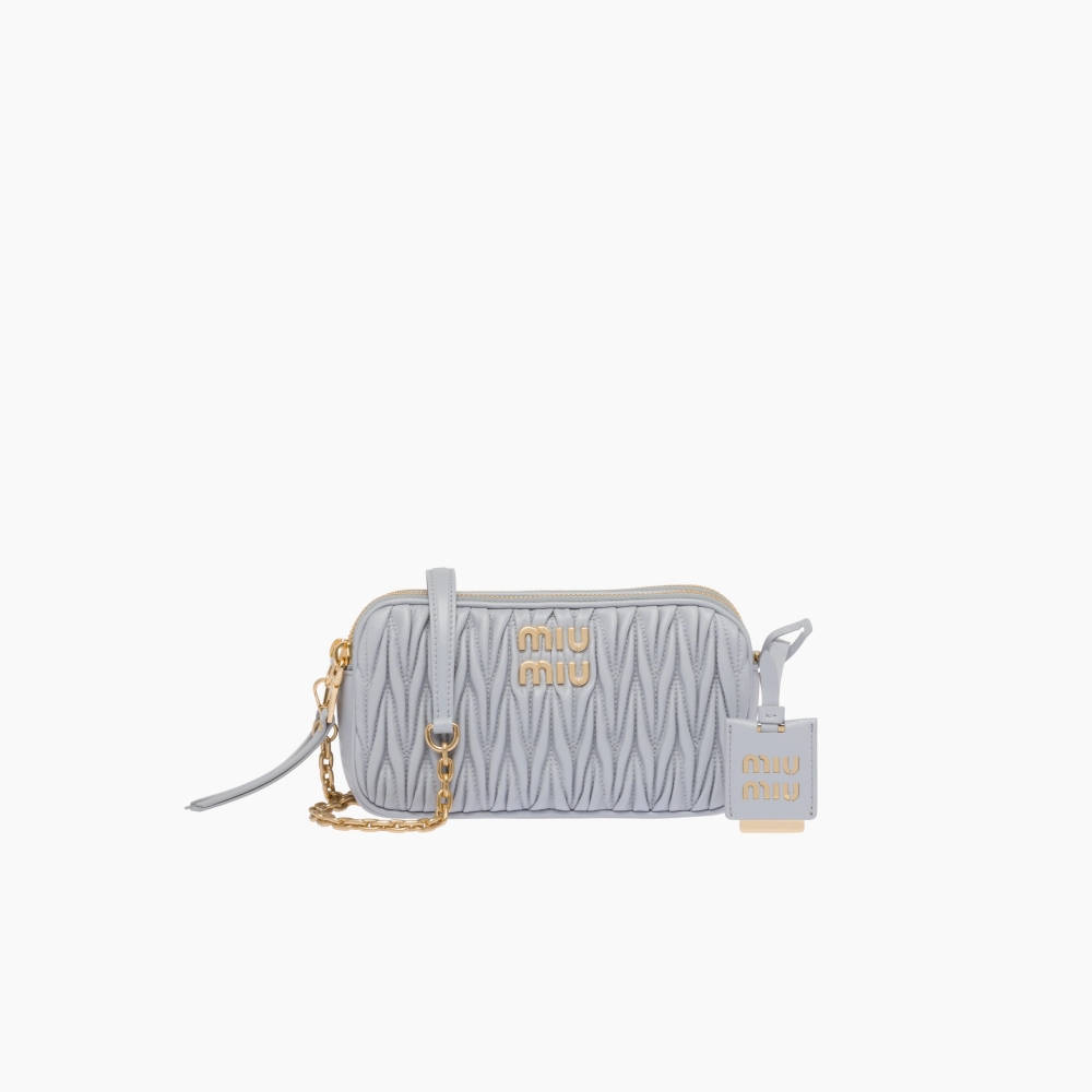 Miu Miu Matelassé Nappa Leather Mini-Bag