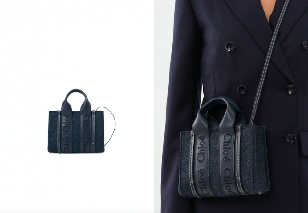 品牌也一次推出多款顏色，其中的深藍色也非常時髦。