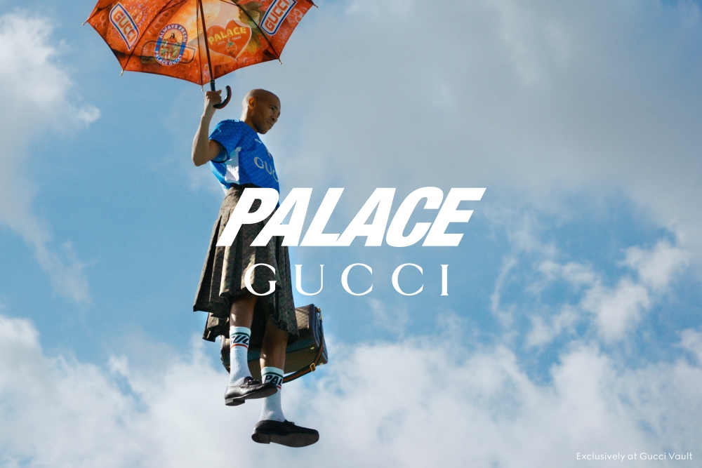 這次Gucci與Palace Skateboards推出聯名系列。