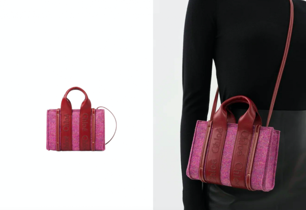 莓果色搭配上紅色的組合也十分和諧。