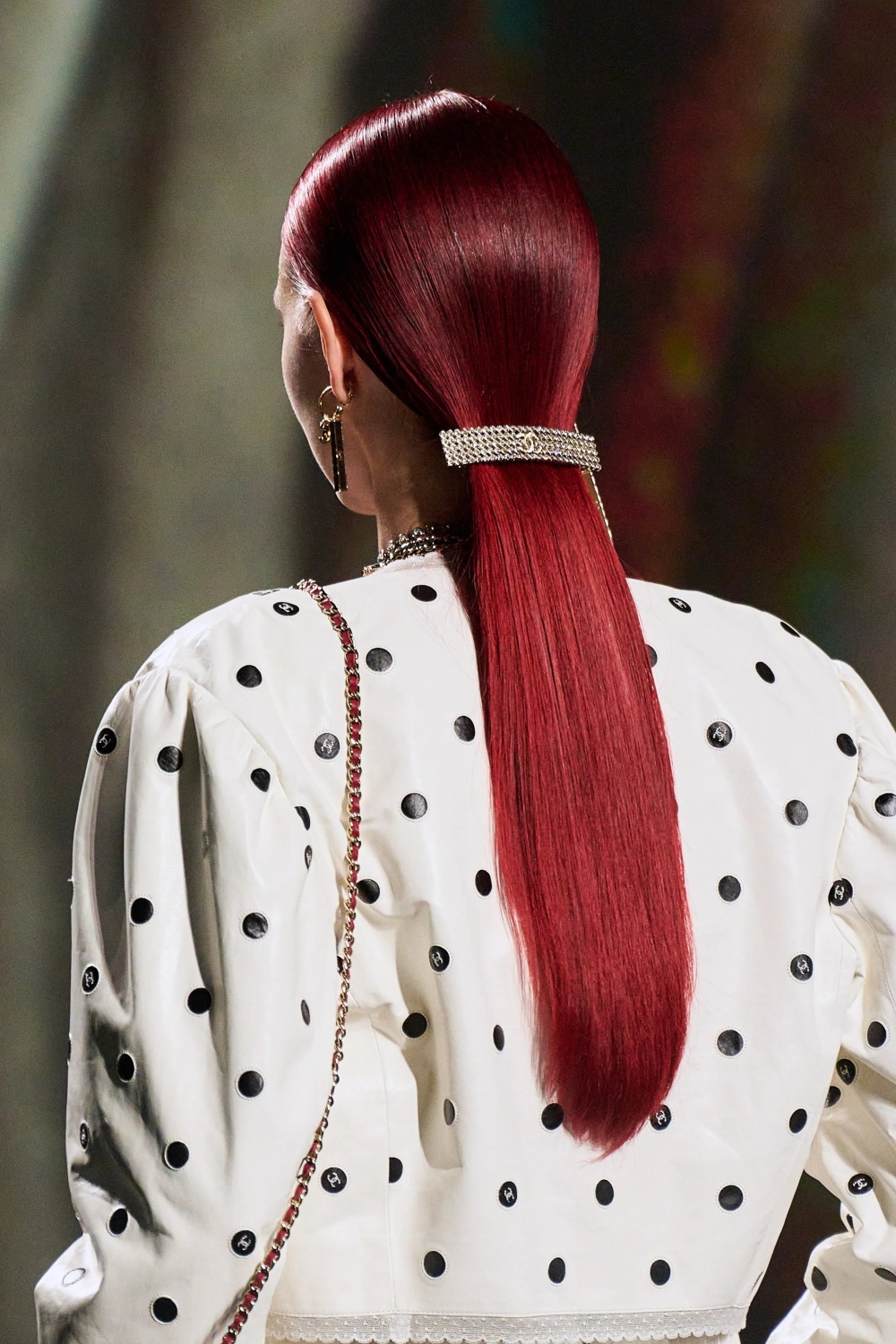 優雅的髮型也是這次場上的焦點。