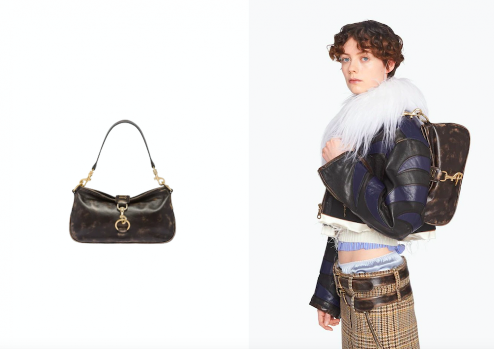 俐落的腋下包這次時髦現身。