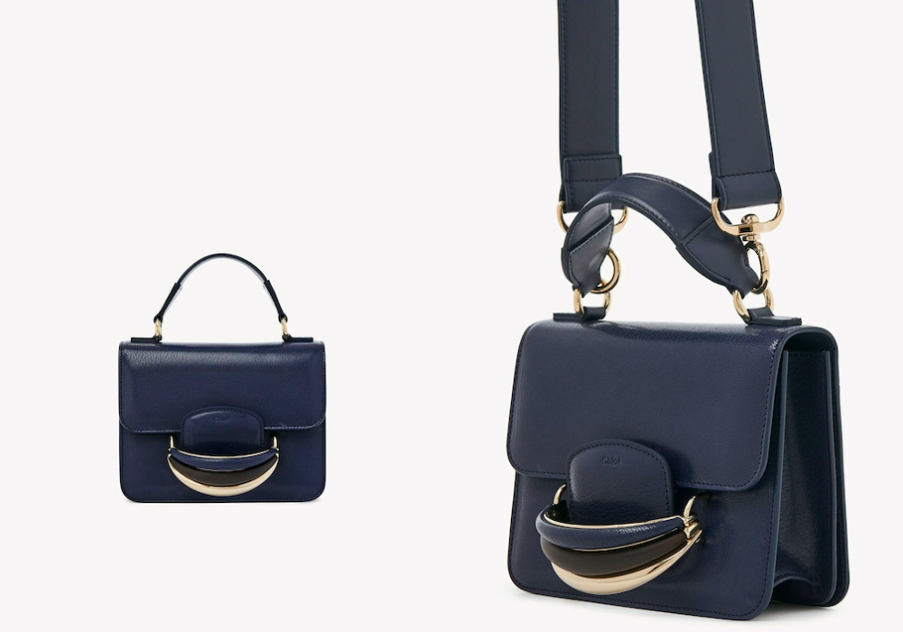 海軍藍的配色也非常時髦出眾。