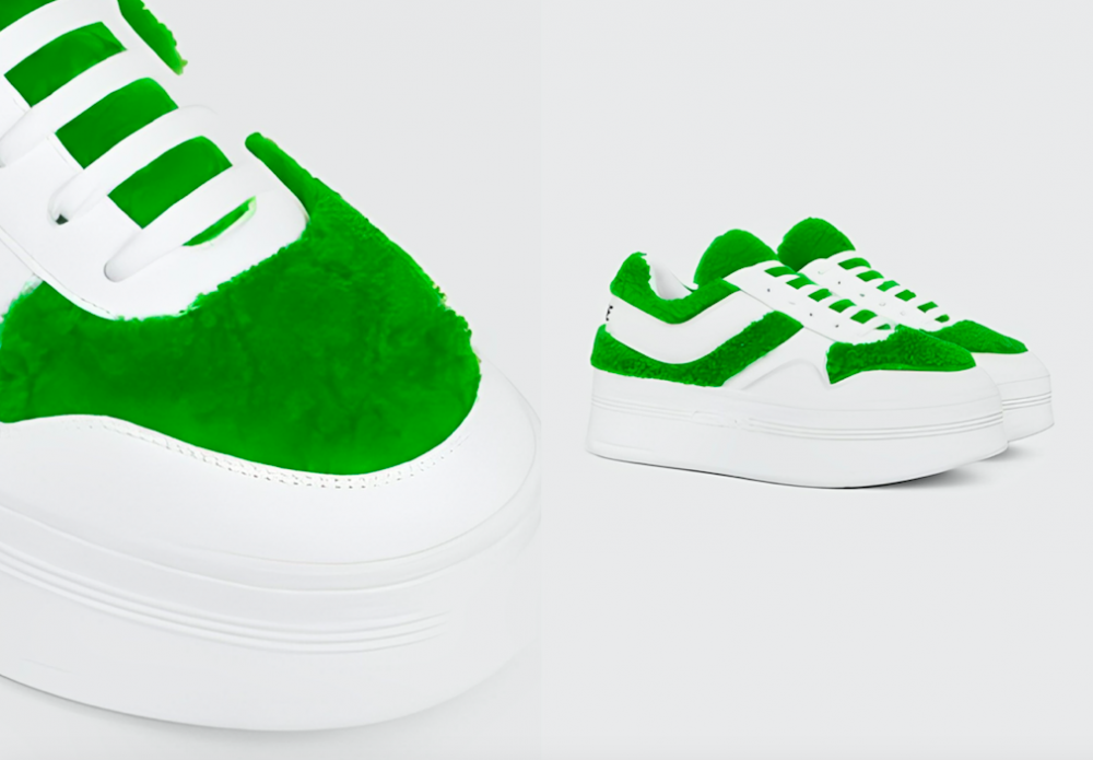 還有推出厚底的毛毛款式。