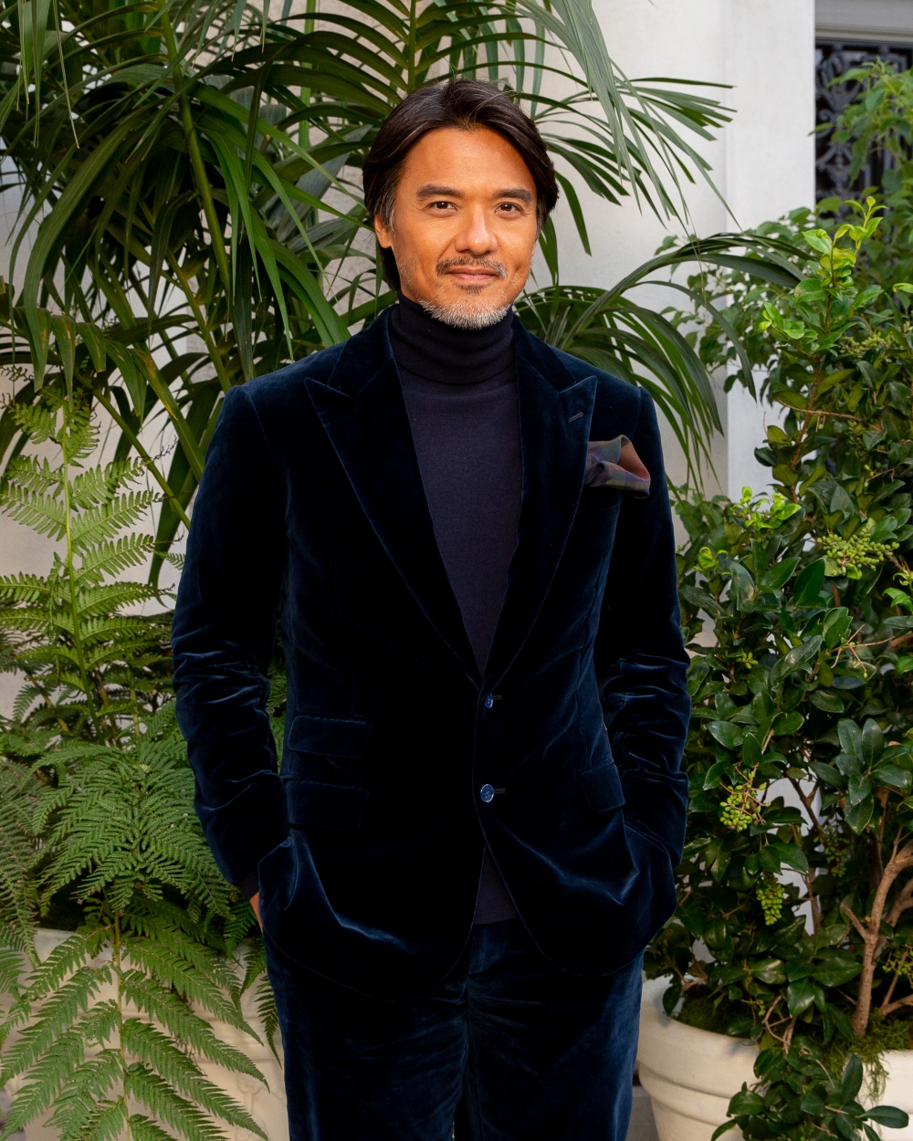 馮德倫也盛裝出席本次的時裝秀。