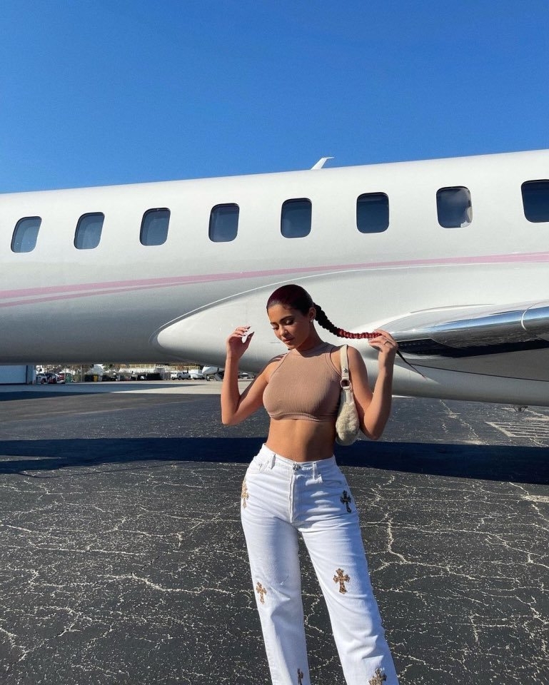 Kylie Jenner的私人飛機滿是她的風格