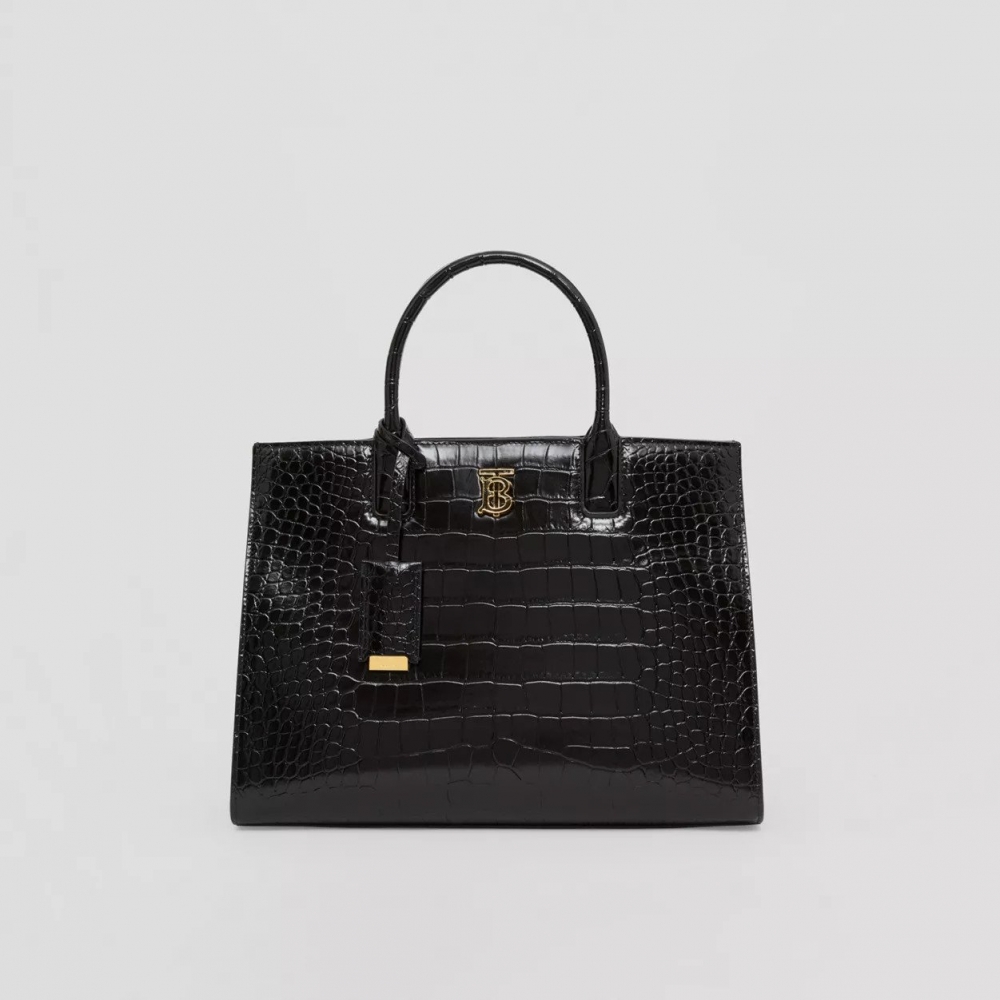 Embossed Leather Small Frances Bag