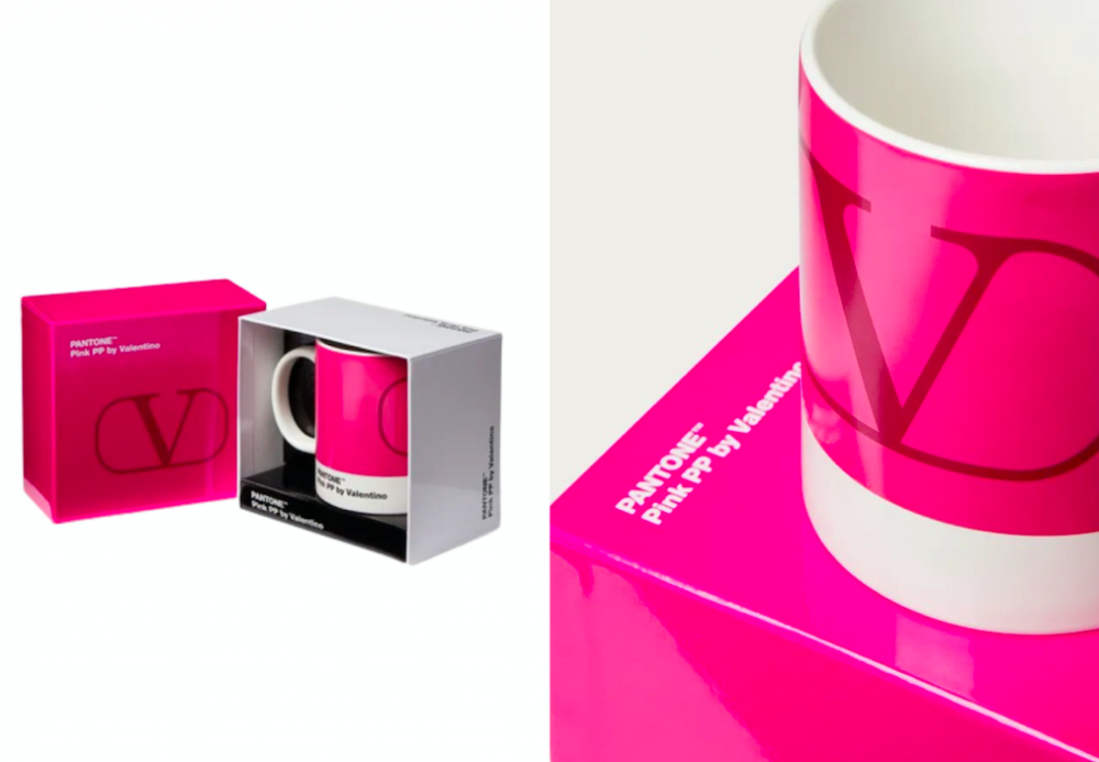 芭比粉的馬克杯看起來質感又高級。