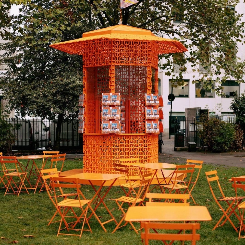 已經能想像到這橘色小亭在香港西九龍的樣子,很期待!