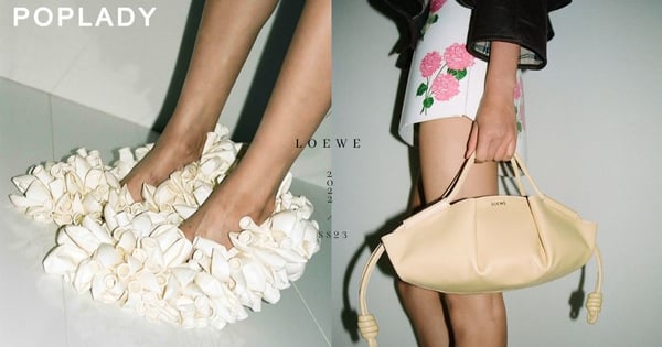 下一款熱門單品出爐：LOEWE SS23女裝大秀獻上全新Paseo手袋，火鶴花與氣球高跟鞋也同樣時髦！