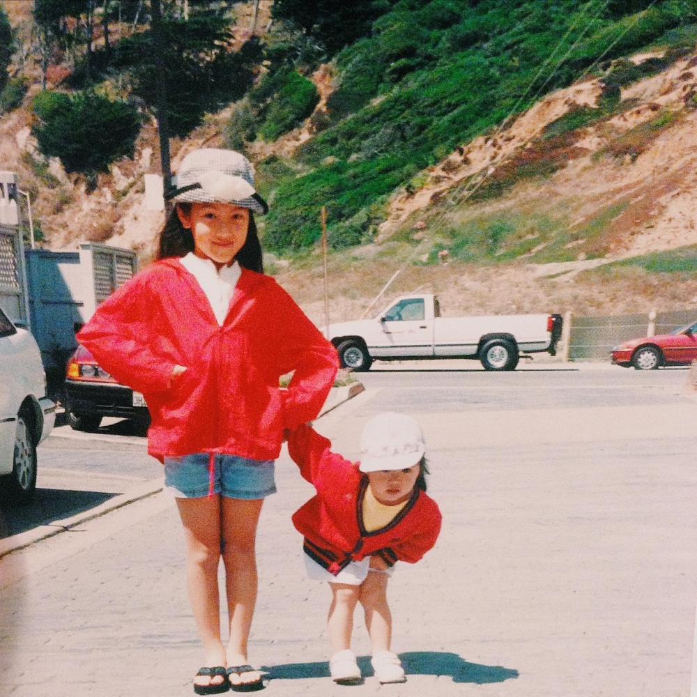 童年時的模樣很可愛。