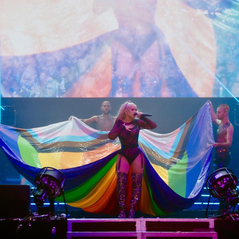 她一直都支持性小眾平權。