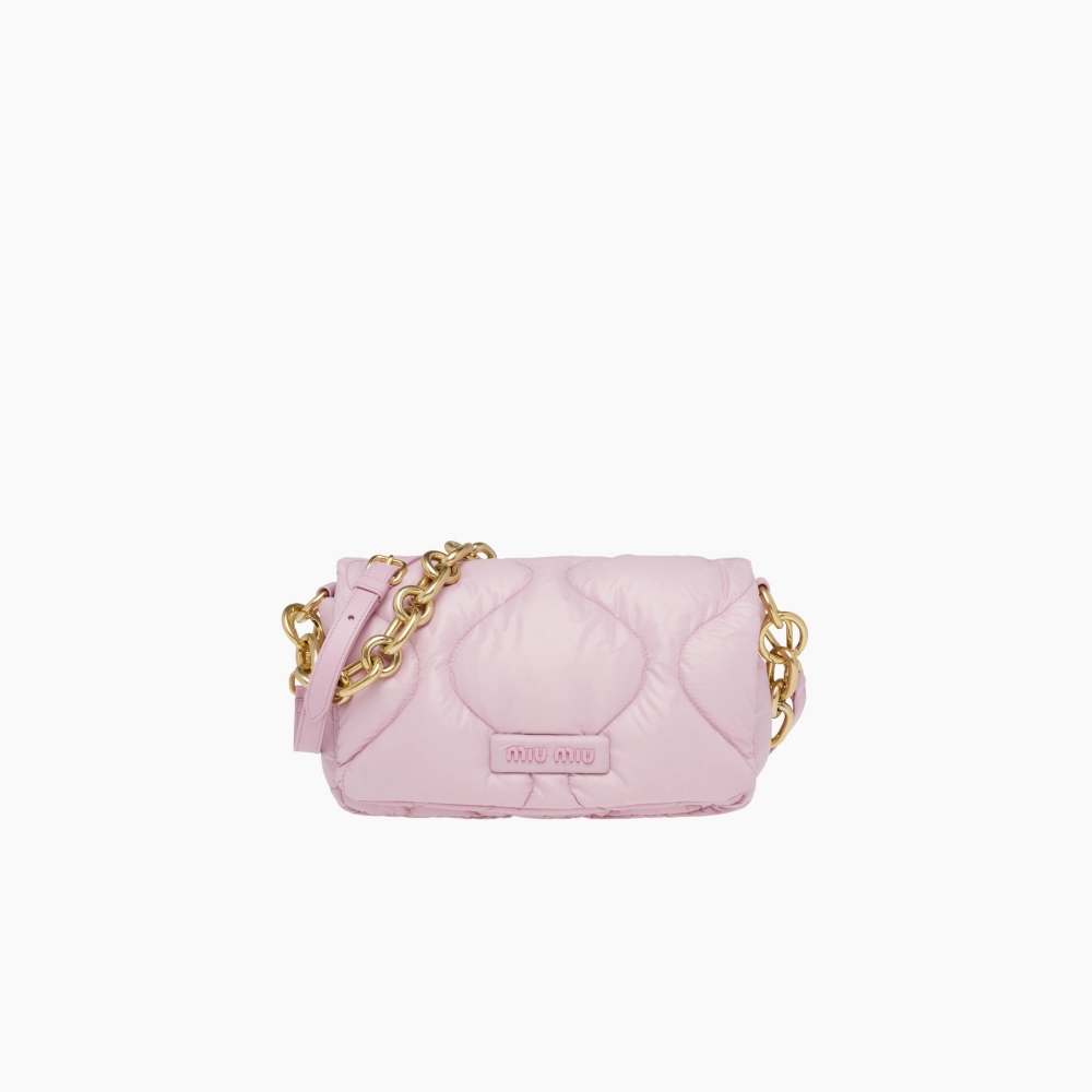 Miu Miu Padded Nylon Shoulder Bag