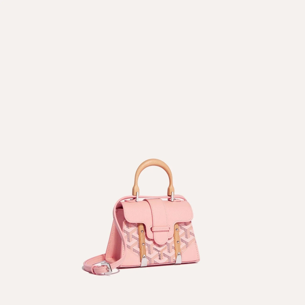 Goyard Saïgon Structuré Nano Bag-Powder Pink