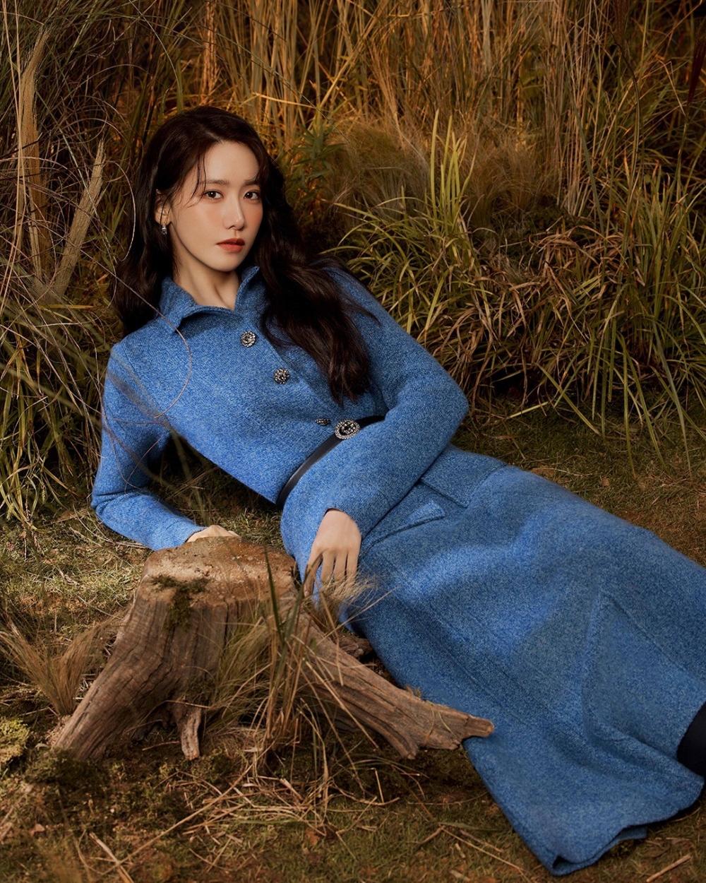 藍色穿搭也很適合冬天！