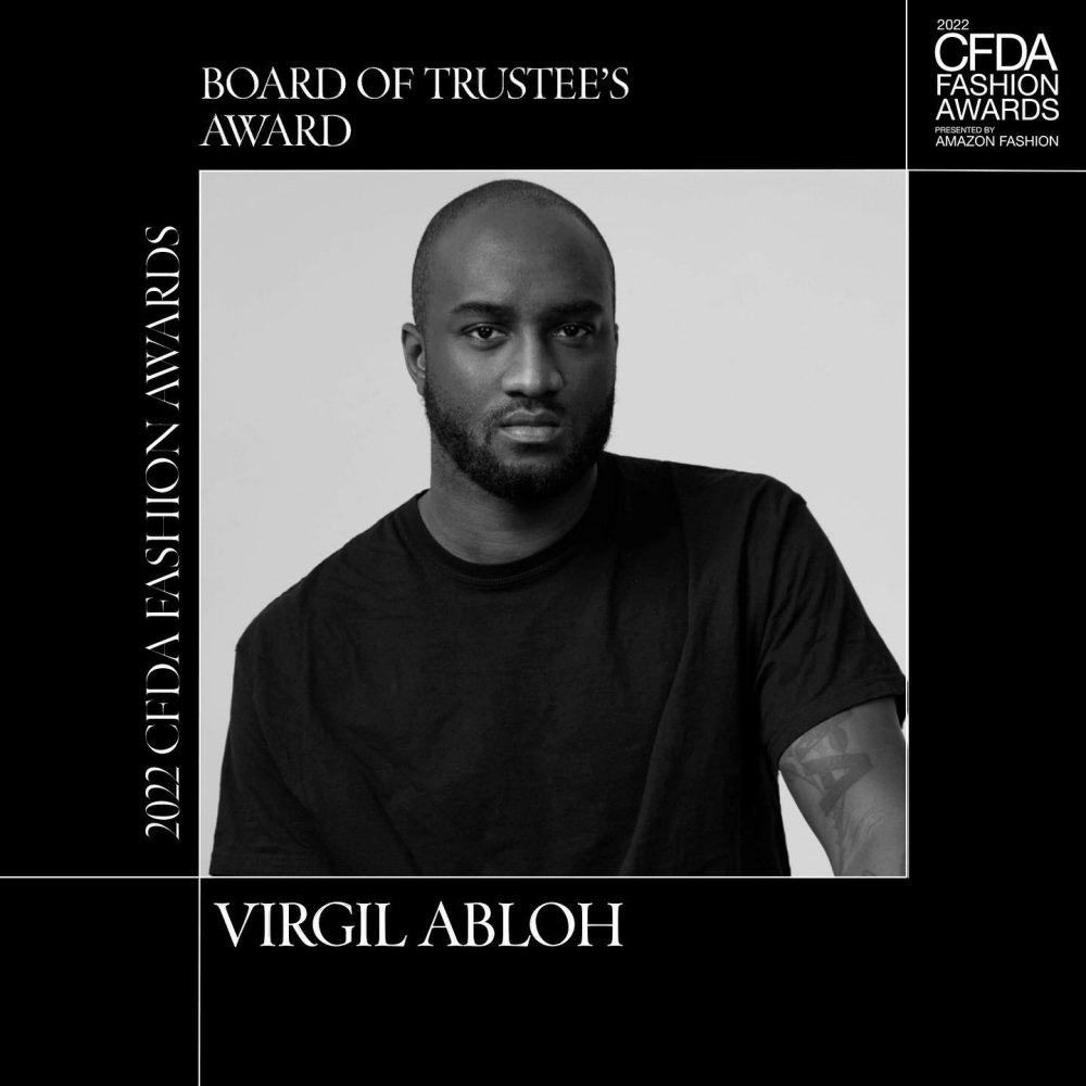 Virgil Abloh將被追授「特別貢獻獎」