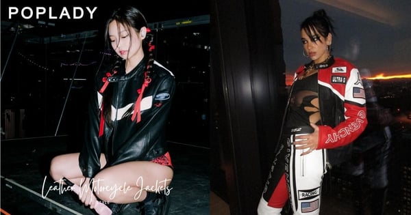 成為讓人回頭再看一眼的帥女孩：Jennie、Dua Lipa紛紛穿上皮革機車外套，來勢洶洶的流行趨勢穿搭示範！