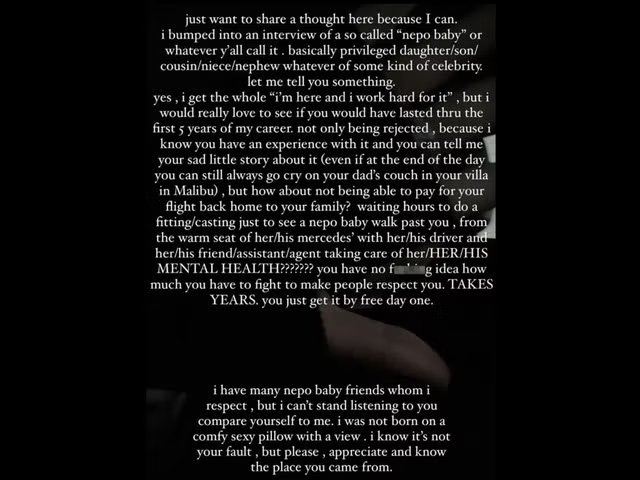 平日裡低調的她,在網路上發表的言論。