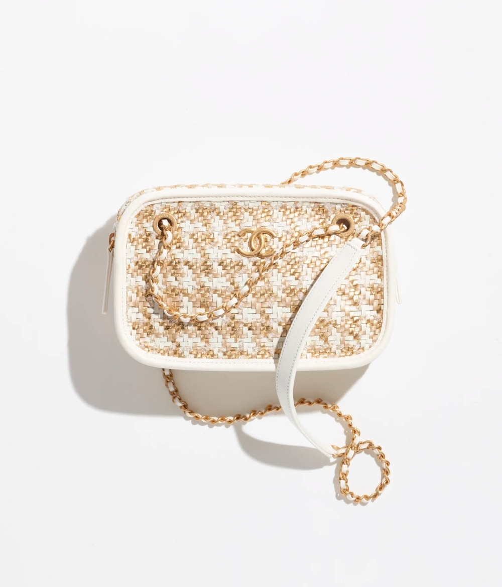 白金配色的Small Camera Case。