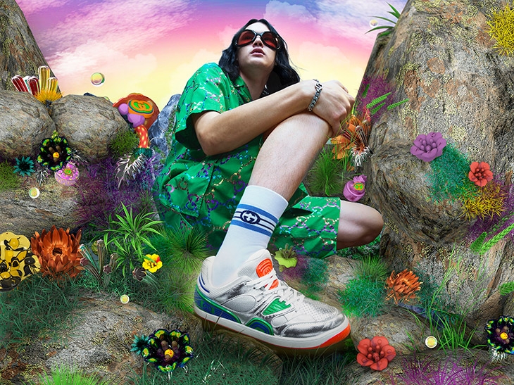 奇幻色彩讓模特兒化身遊戲玩家運用無限的想像力創造自己的生活