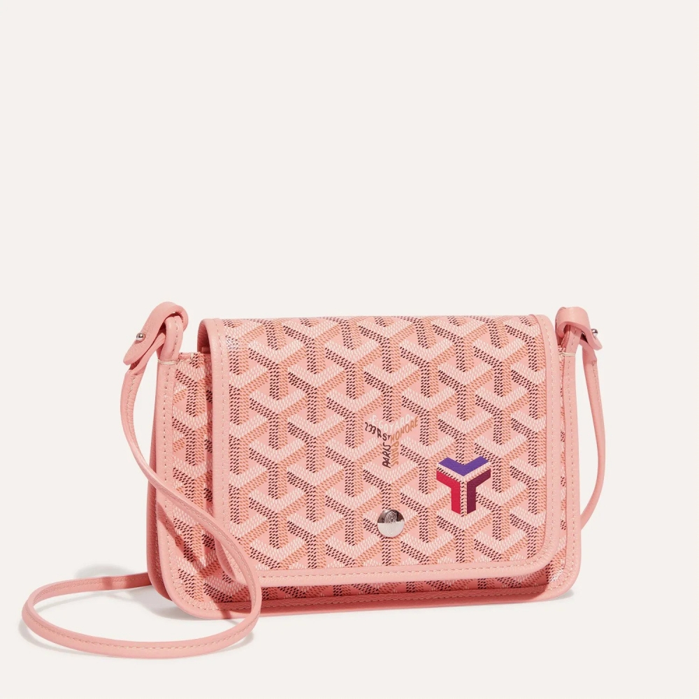 Goyard Plumet Pocket Wallet-Powder Pink