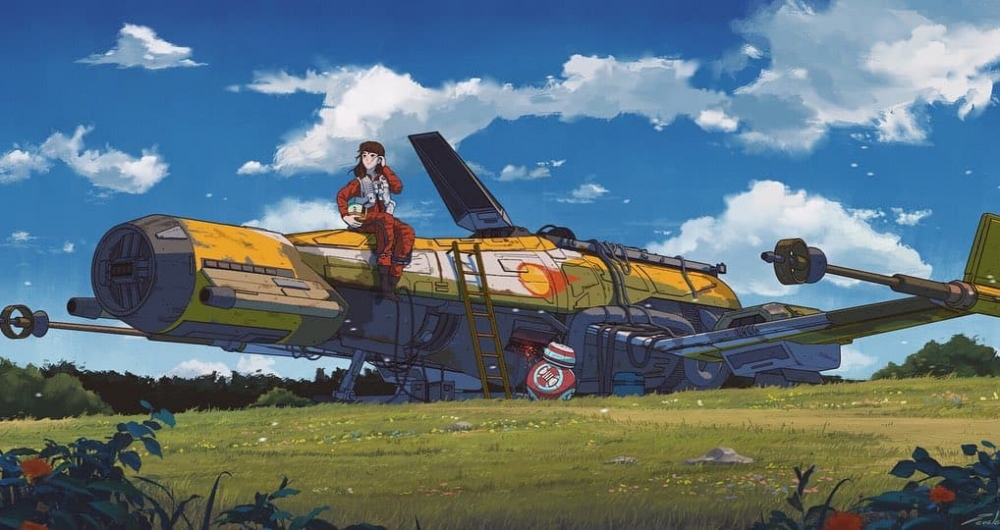 吉卜力風的Star Wars很新鮮有趣。