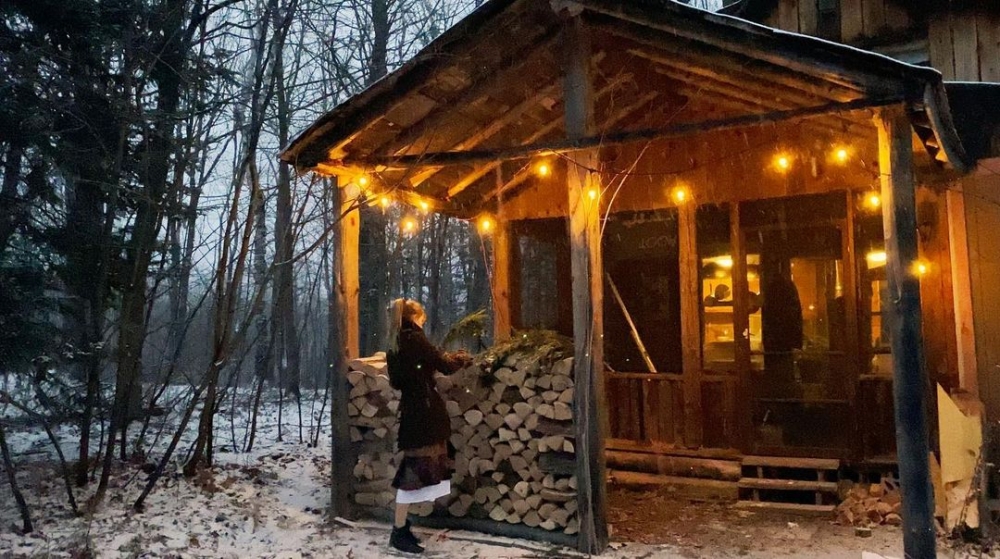 這小屋很像童話裏會有的。