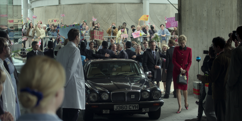 Elizabeth Debicki於Netflix影集《The Crown》第五季中飾演戴安娜王妃