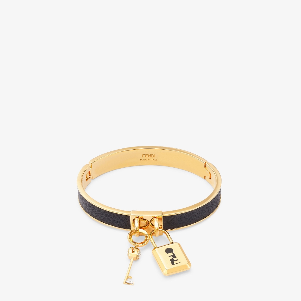 FENDI Master Key Bracelet-黑色。