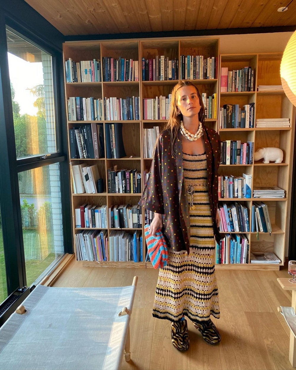 她會將平日裡的穿搭與大家分享。