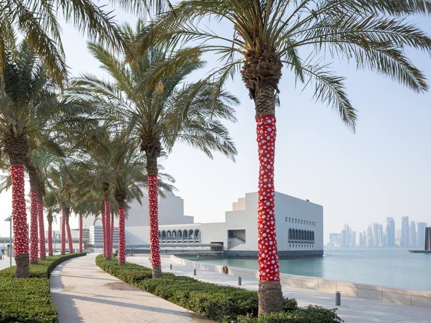 MIA公園滿滿的波點。