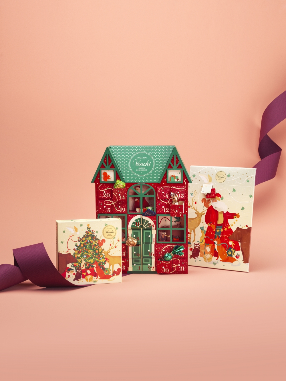 由左至右:Prestitge Advent Calendar ($680), Wooden Advent Calendar ($1,250), Advent Calendar ($220)。