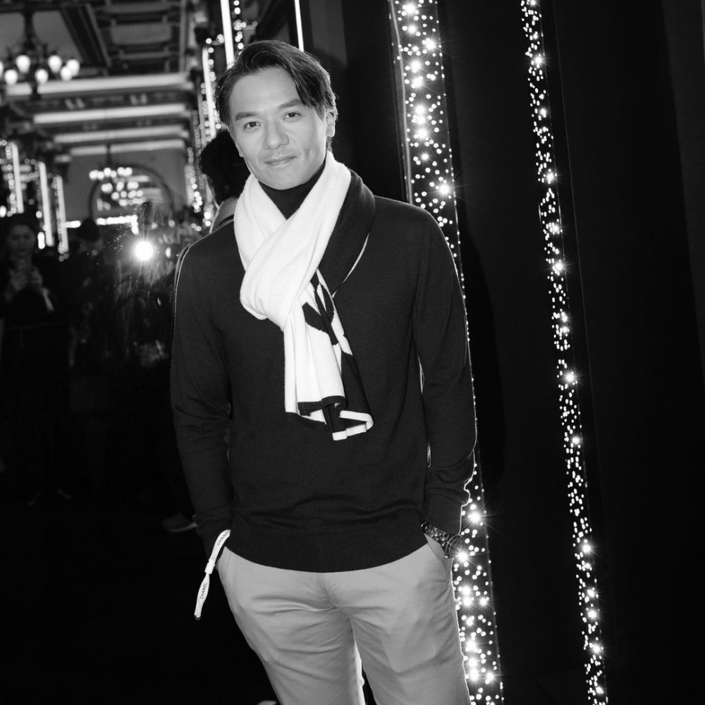 馮德倫也前往欣賞聖誕燈飾。