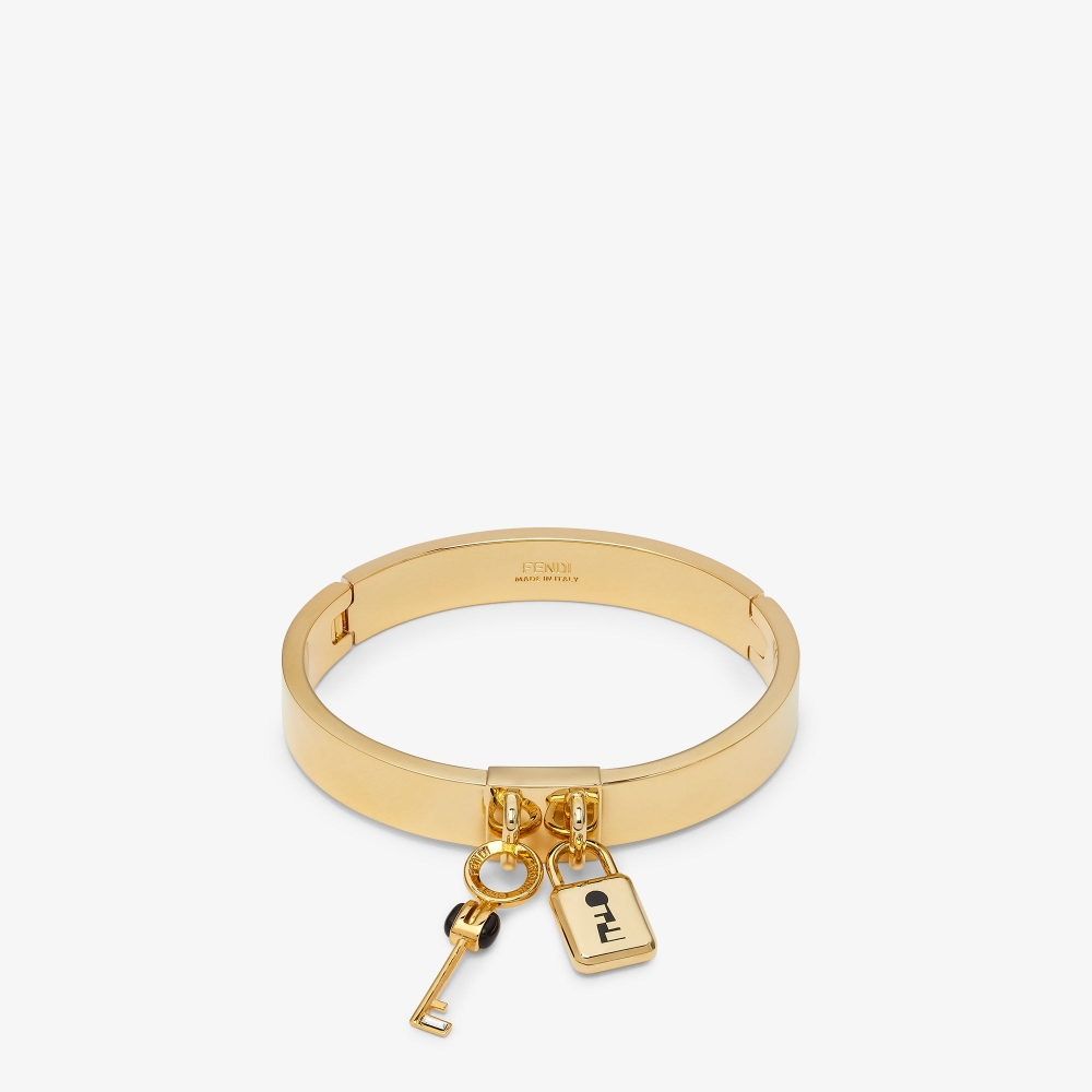 FENDI Master Key Bracelet-金色。