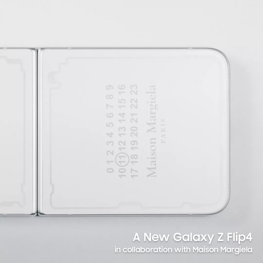 Maison Margiela最經典的數字標籤印在手機上了！