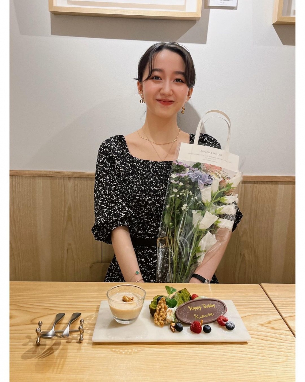 木村美心也經常配帶Dior珍珠耳環