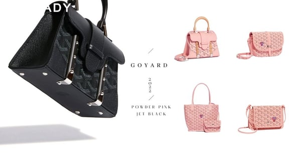有史以來最小的Goyard Saïgon Bag：全新俏皮限量款粉、黑色系列包袋同場加映！