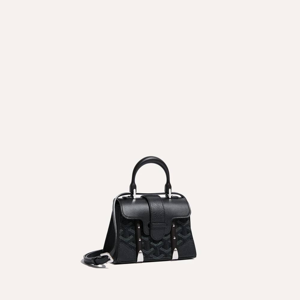 Goyard Saïgon Structuré Nano Bag-Jet Black